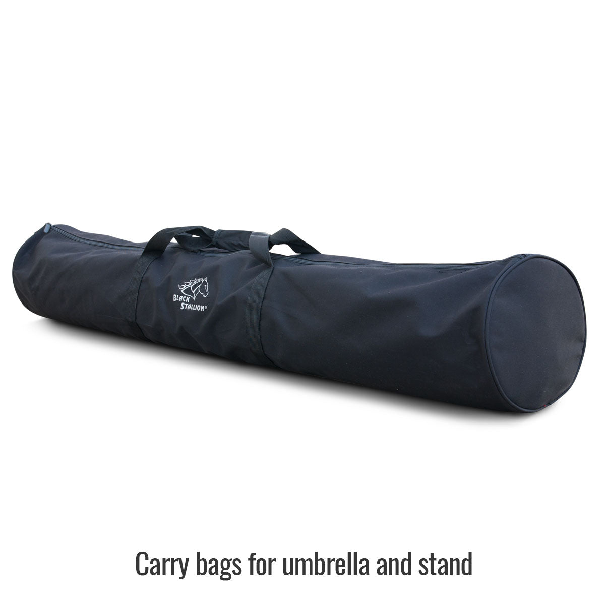 Industrial Flame-Resistant Black Stallion Umbrella UB100 - Ideal for Work Sites