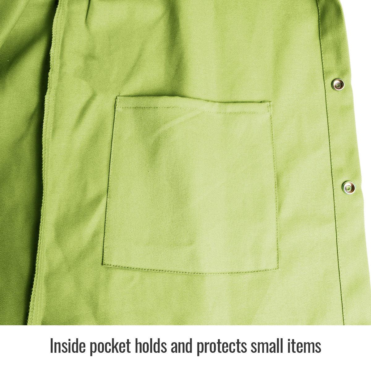 Lime Black Stallion TruGuard 200 Flame-Resistant Cotton Welding Jacket FL9-30C