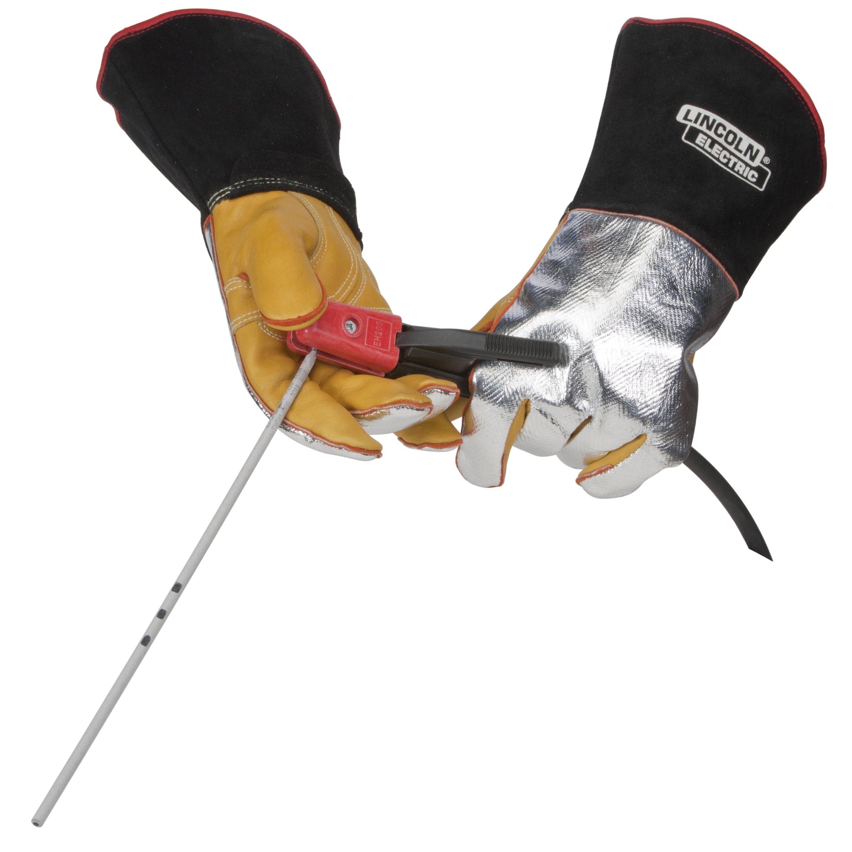 Hot Deal! Lincoln Aluminized High Heat-Resistant Welding Gloves - Model K2982
