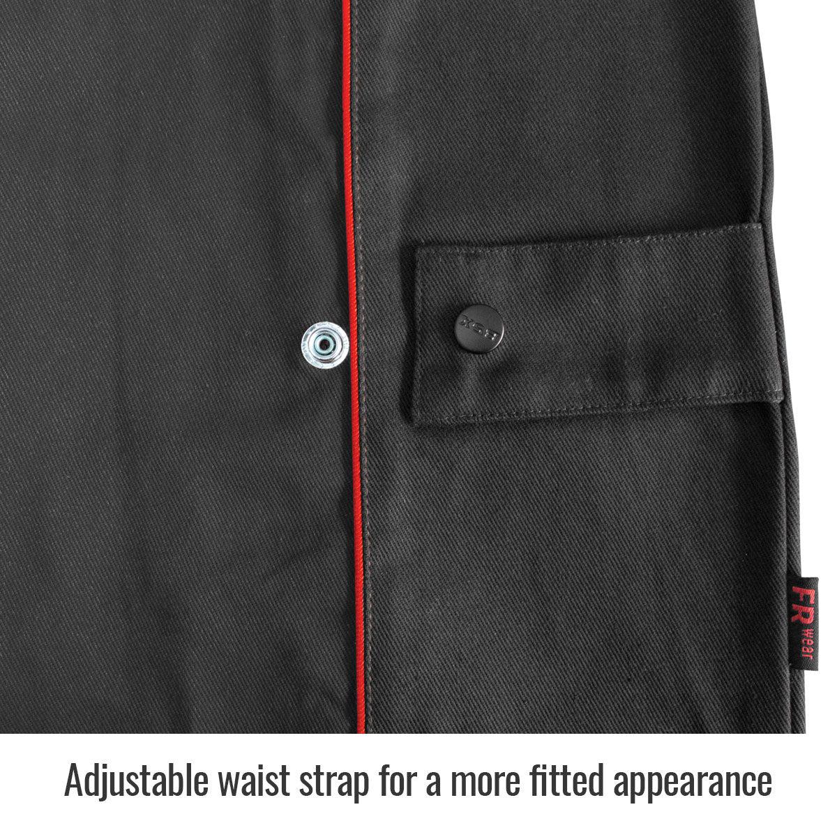 Stylish Black Stallion Stryker Flame-Resistant Welding Jacket - BX9C