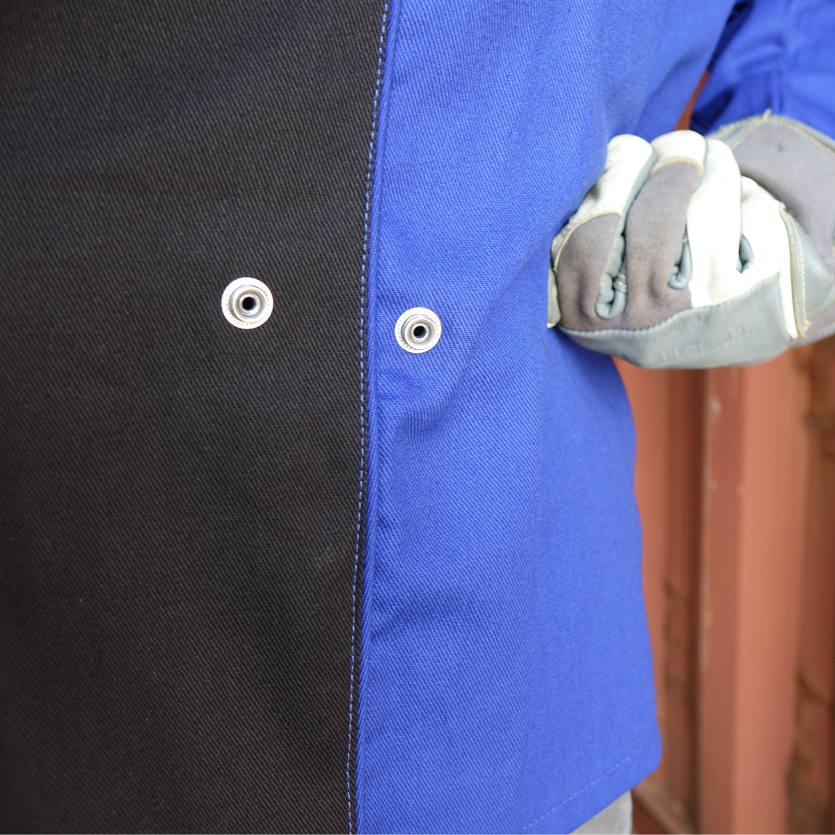 Blue Flame Design Black Stallion FR Welding Jacket, Comfortable and Durable - BXRB9C