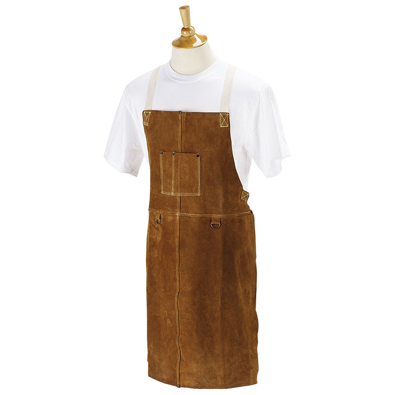 High - Quality Black Stallion Side - Split Cowhide Welding Apron