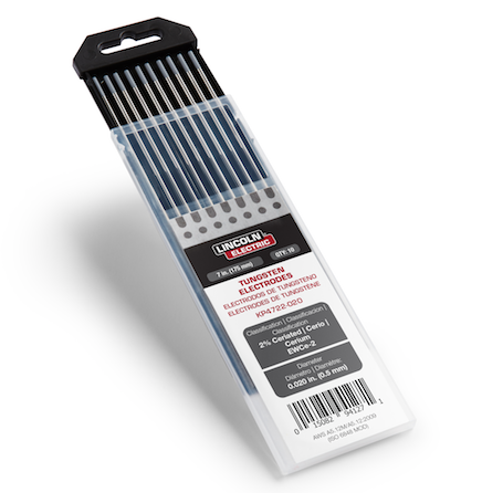 Hot Deal! Lincoln 2% Ceriated Premium Tungsten Electrodes, 10/pk - KP4722