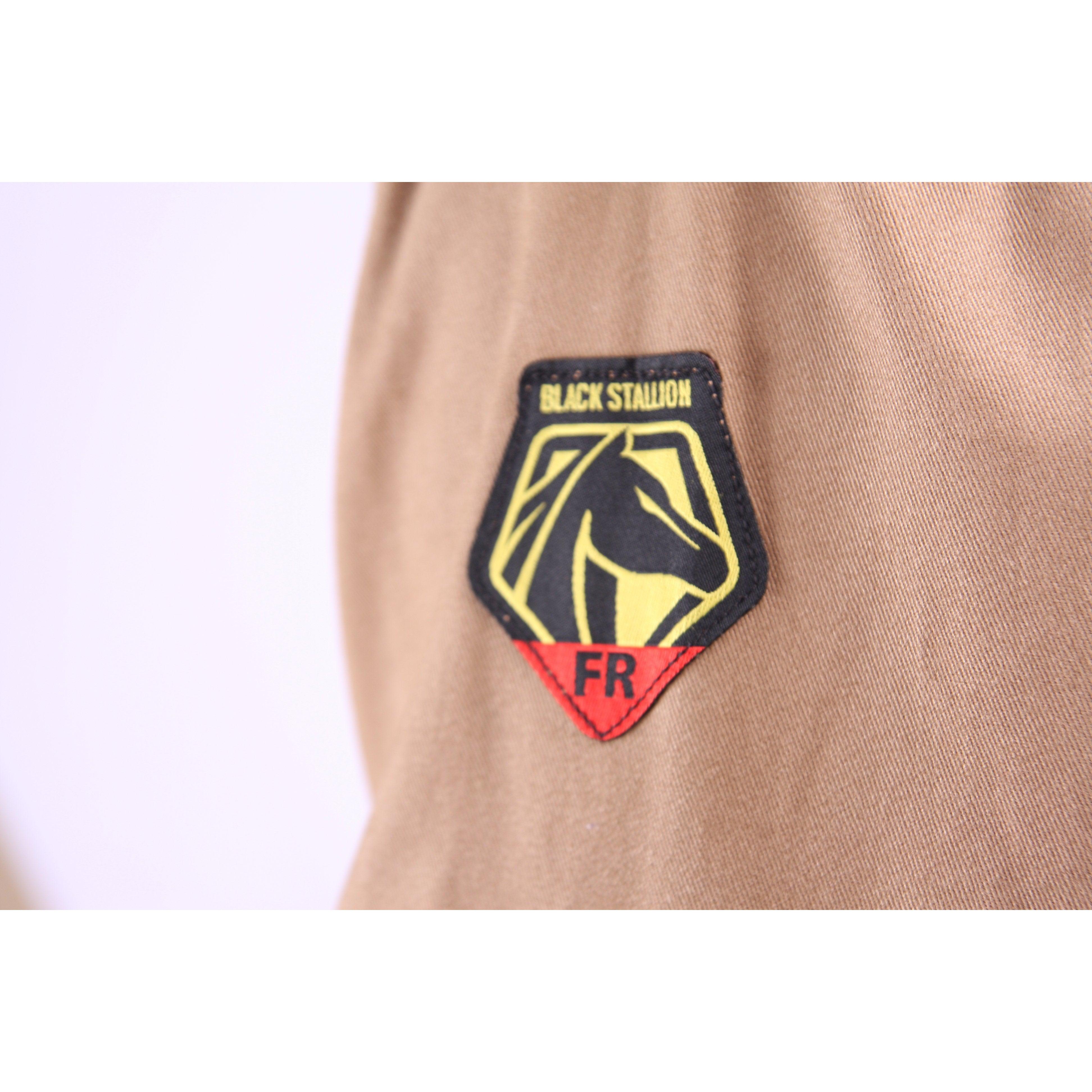 Best-Selling Flame-Resistant Khaki Work Shirt for Welding - Black Stallion FS7-KHK