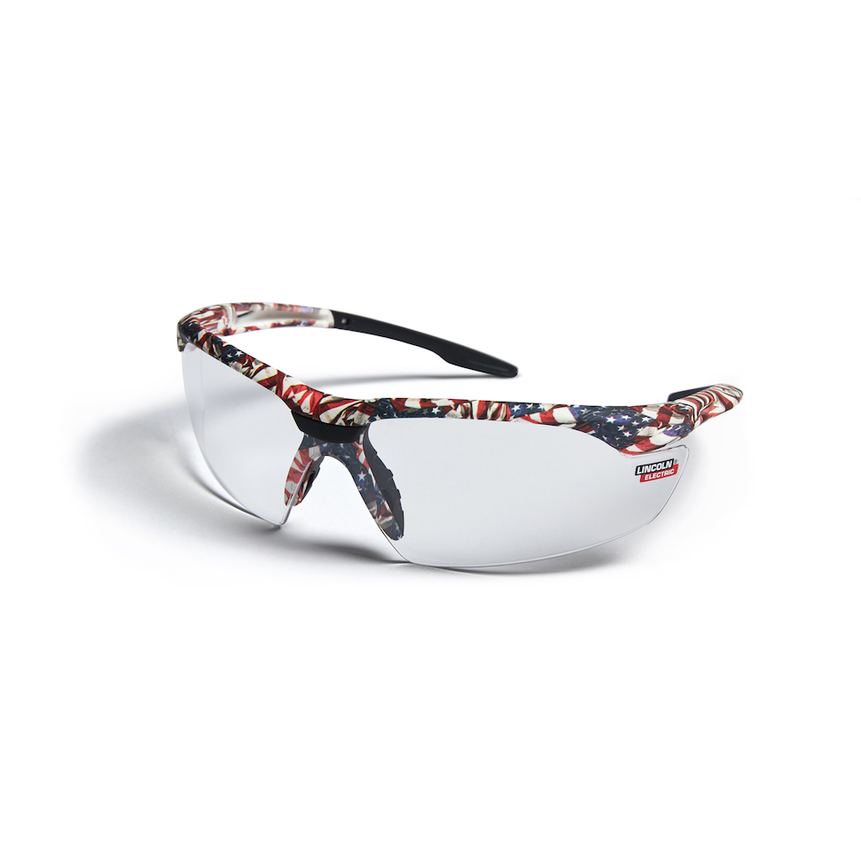 Lincoln AXILUX USA Camo Anti-fog/Scratch Safety Glasses - Best Deal! K4676-1