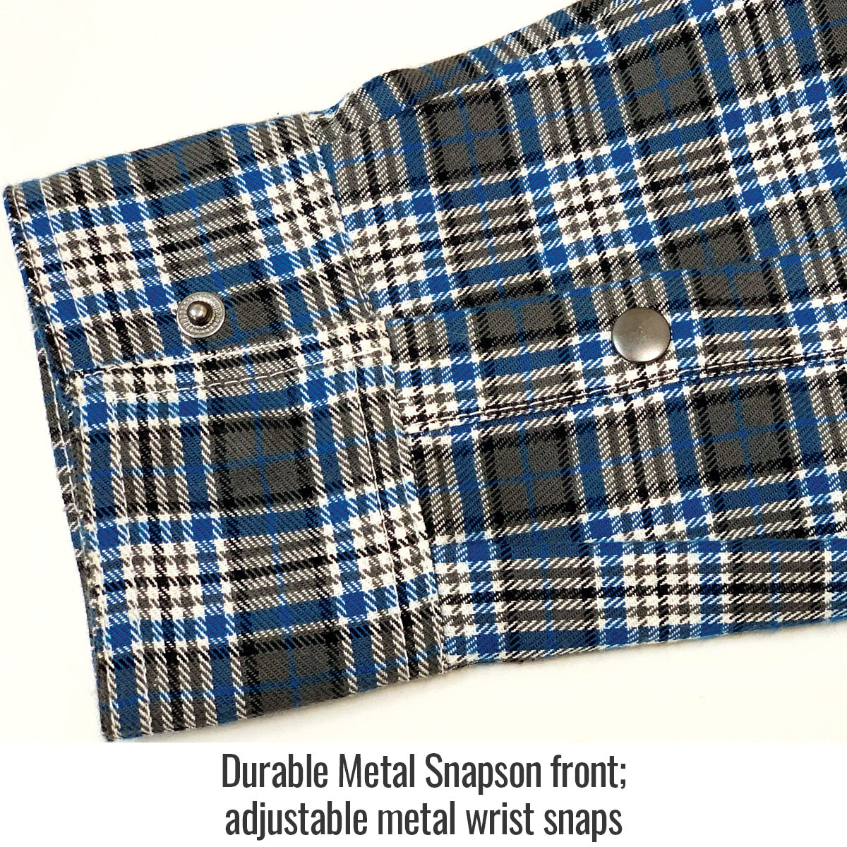 Gray Plaid FS9 - PGY Black Stallion FR Cotton Comfortable Work Shirt