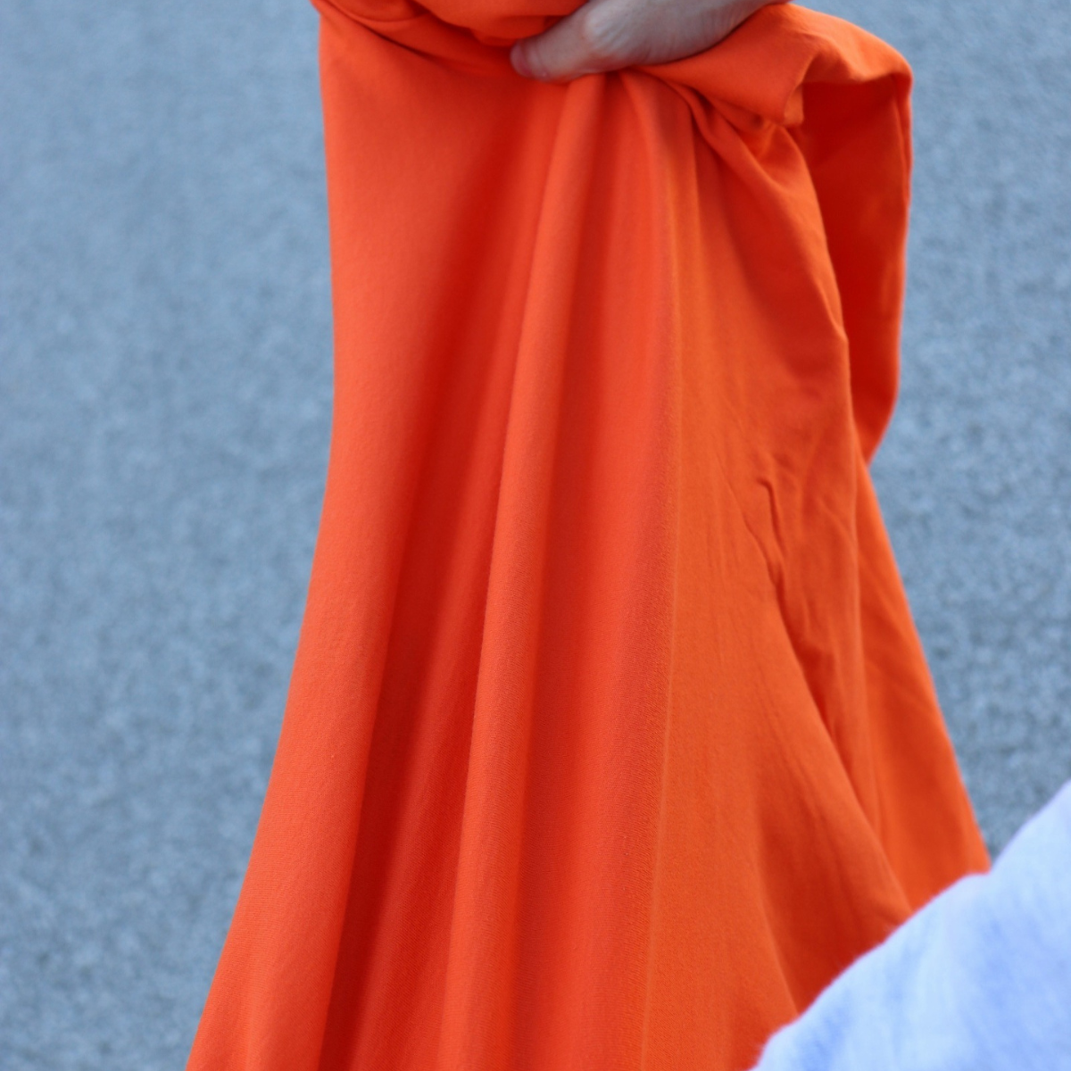 Hot Deal! Safety Orange 7 oz Flame-Resistant Cotton Long-Sleeve T-Shirt for Workers - TF2510-OR