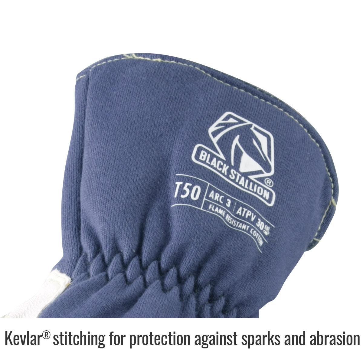 Hot Sale! Black Stallion T50 Tigster TIG Welding Gloves with Enhanced Protection