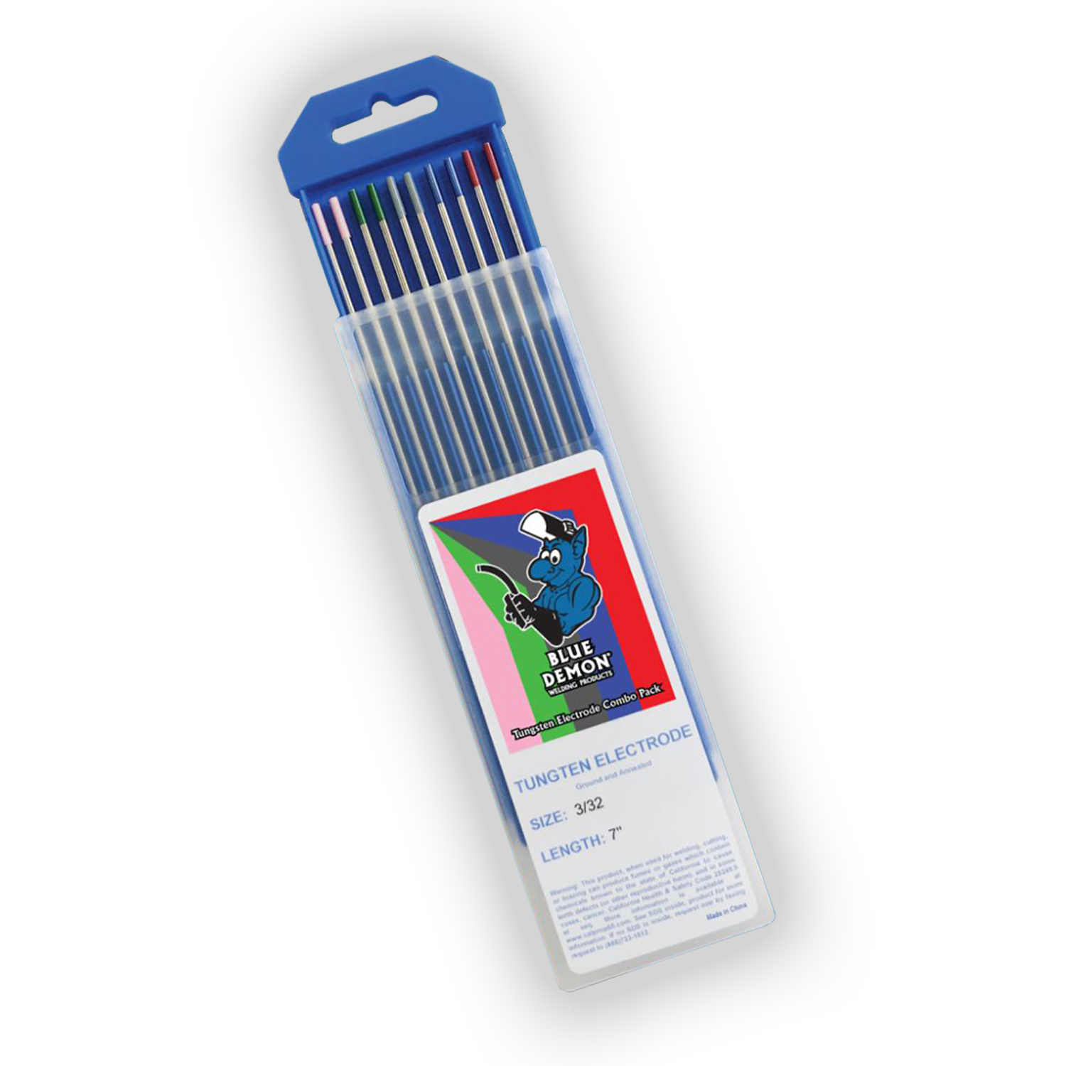 Blue Demon 3/32 Combo Tungsten Pack, 10-Piece - Great for Testing Tungsten Types