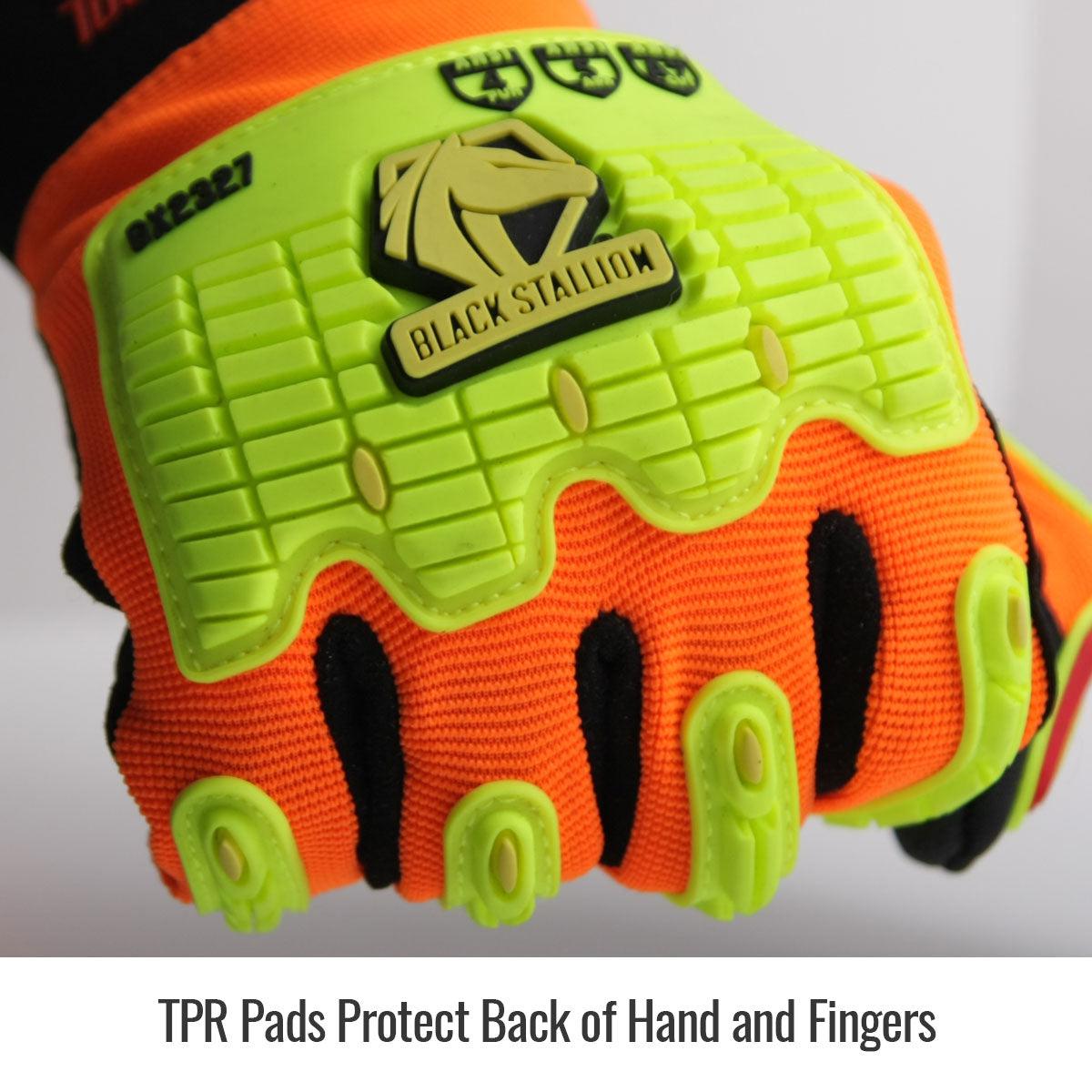 Hot Deal! Black Stallion ToolHandz MAX Anti-Vibration Mechanics Glove GX2327-OB