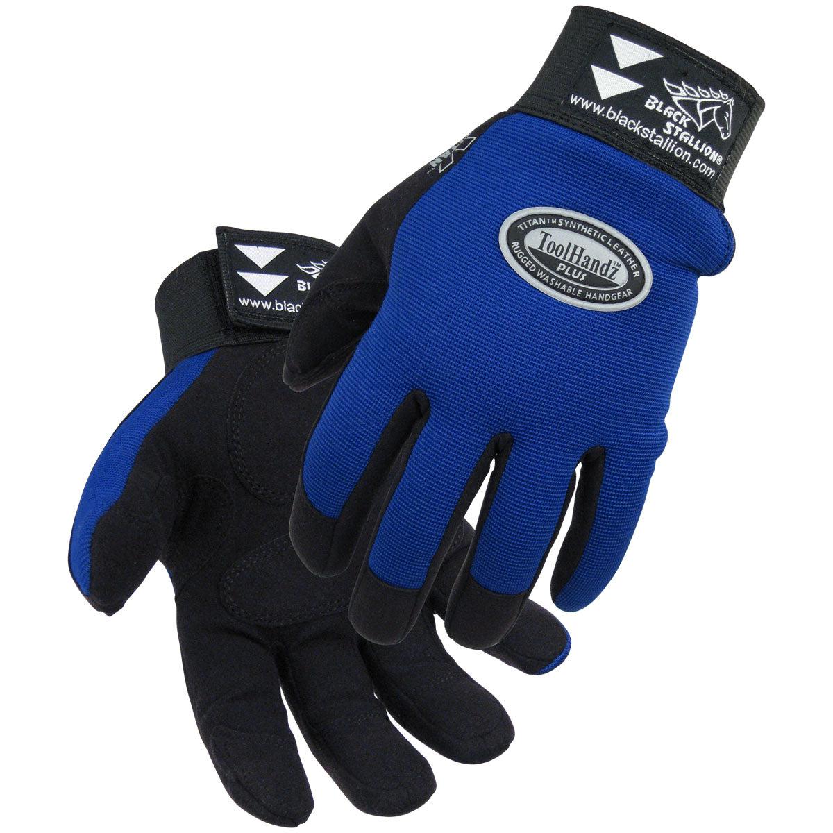 Hot Sale! Black Stallion Hand Protection PLUS Mechanic Gloves in Blue - 99PLUS-BLUE
