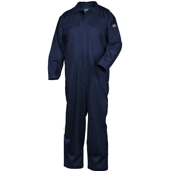 Navy Black Stallion TruGuard 300 Flame-Resistant FR Coveralls - CF2215-NV