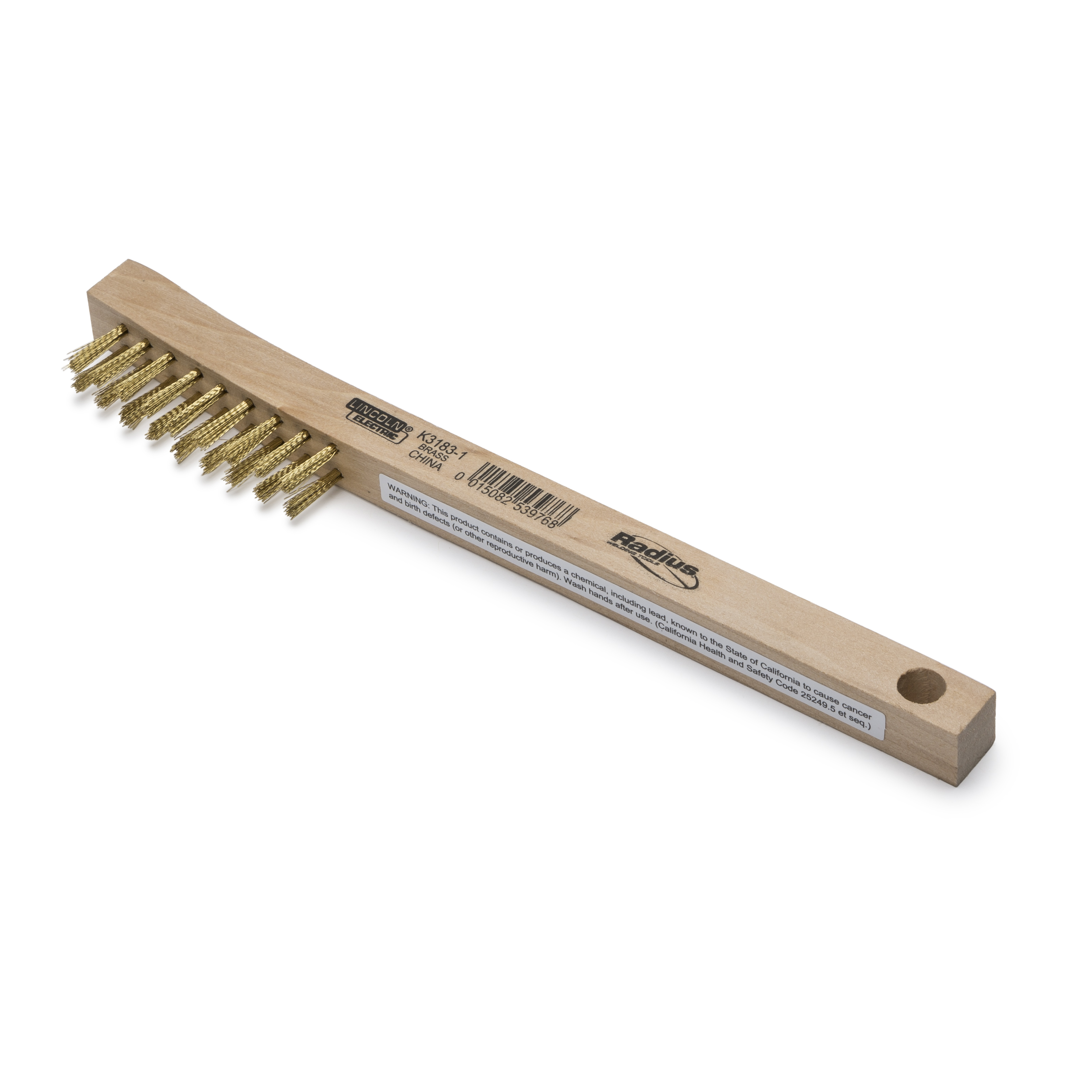 Special Offer: Lincoln 2 x 9 Row Aluminum Cleaning Brass Wire Brush K3183 - 1