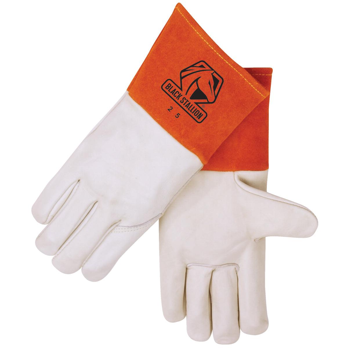 Get This Premium Black Stallion Cowhide MIG Welding Glove Size 25 Now!
