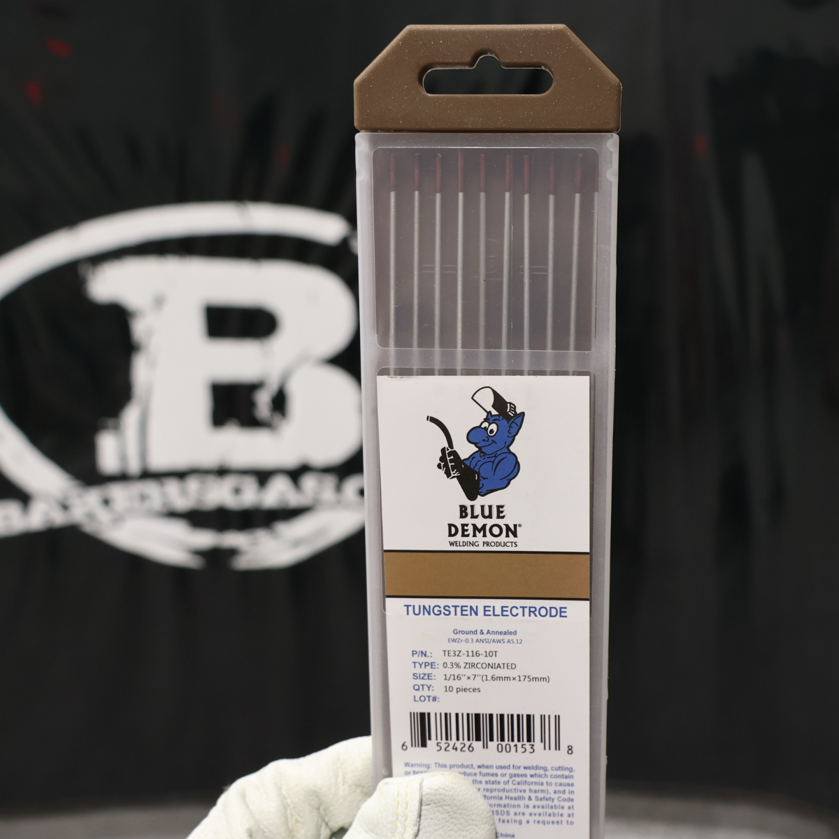 Get 10-pack Blue Demon 0.03% Zirconiated Tungsten Electrodes - TE3Z for Great Welding