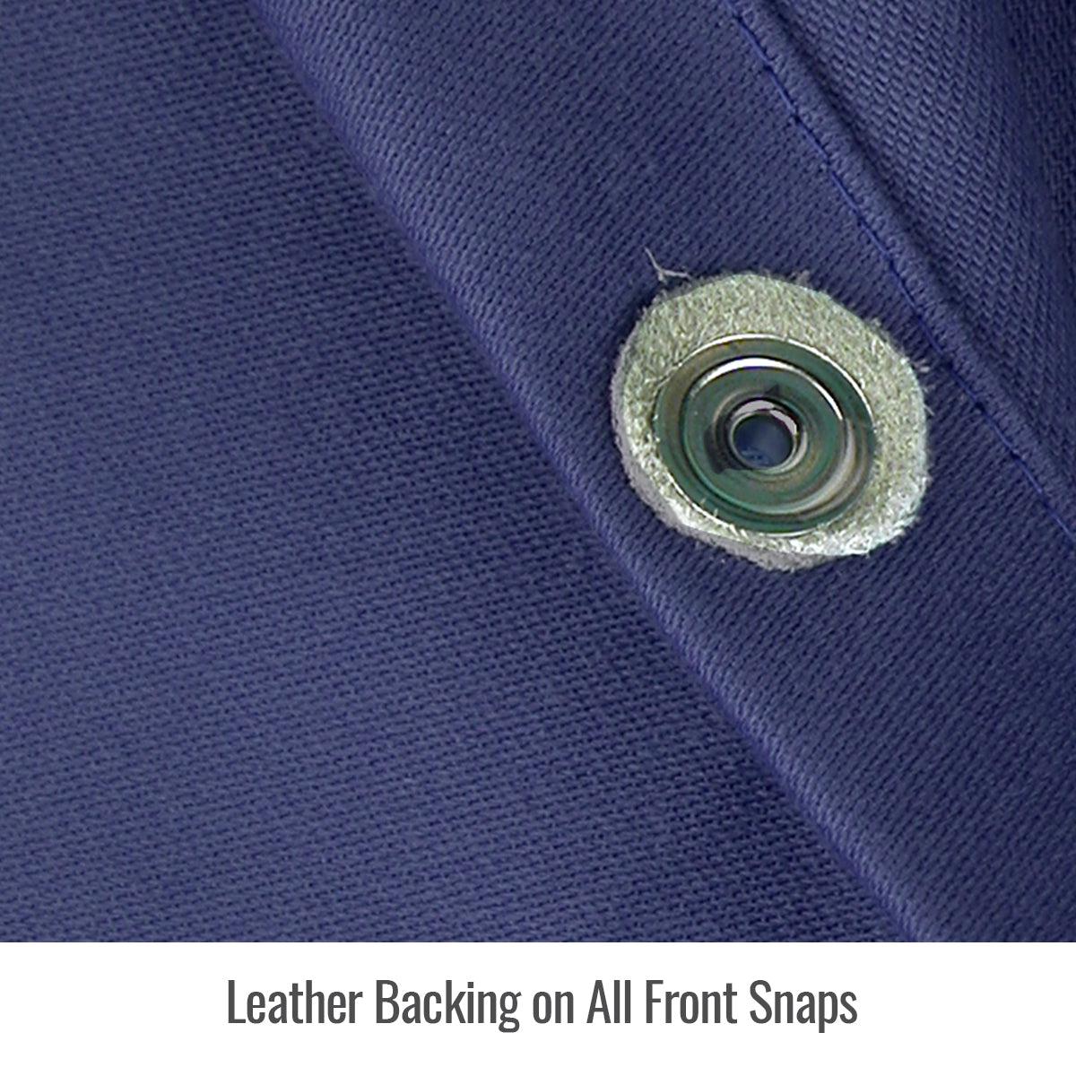 Hot Deal! Black Stallion FR Cotton Welding Jacket with Stretch-Back - JF1625-NG