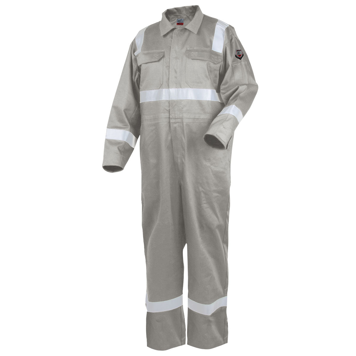 Hot Deal! Black Stallion TruGuard 300 FR Reflective Stone Coveralls