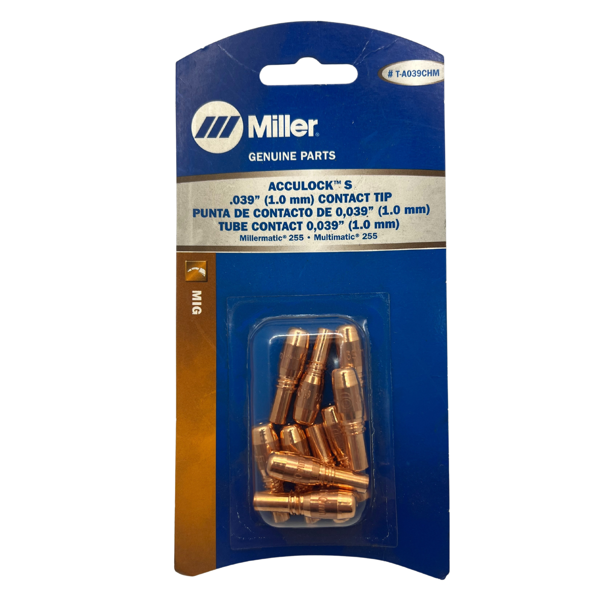 Great Deal! 10-Pack Miller AccuLock S MIG Contact Tips for Industrial Welding