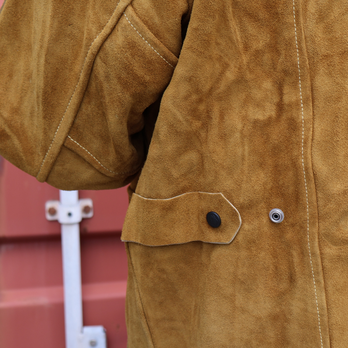 Black Stallion Durable Split Cowhide Welding Jacket - Model 30WC