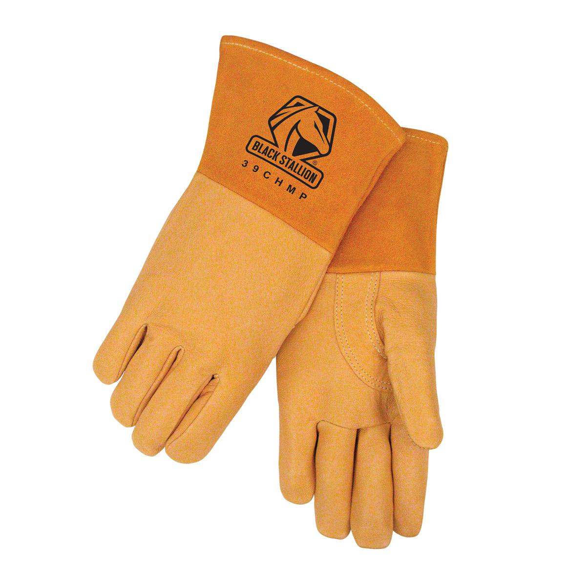 Black Stallion Premium Pigskin MIG Welding Glove - MightyMIG 39CHMP