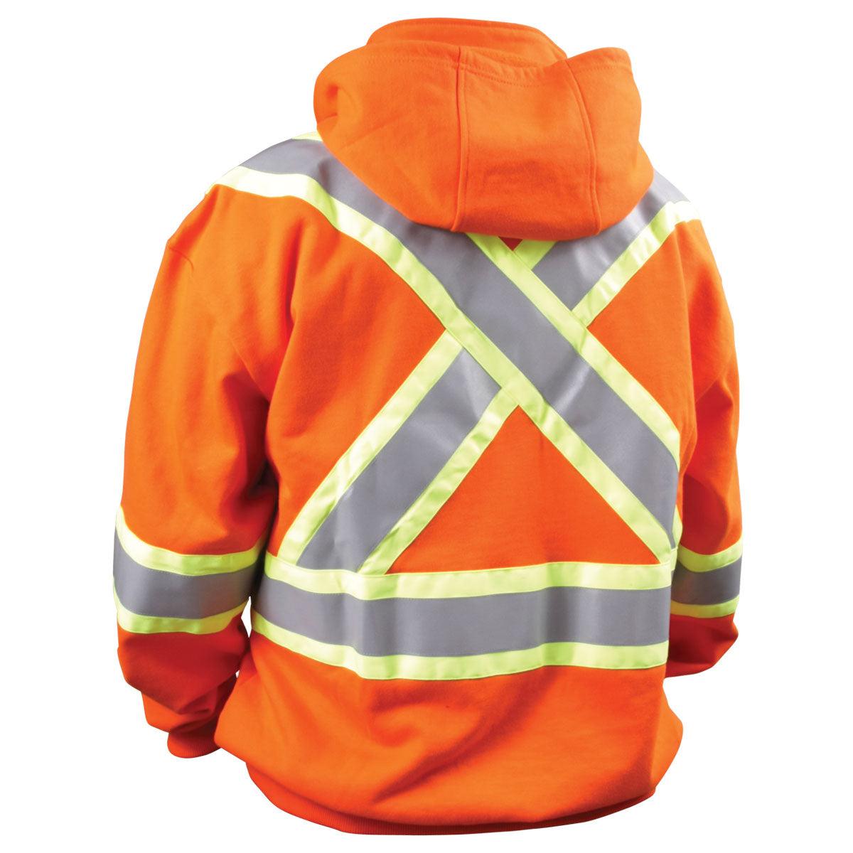 Hot Deal! Black Stallion TruGuard 200 Flame-Resistant Cotton Full-Zip Hooded Work Sweatshirt JF1332