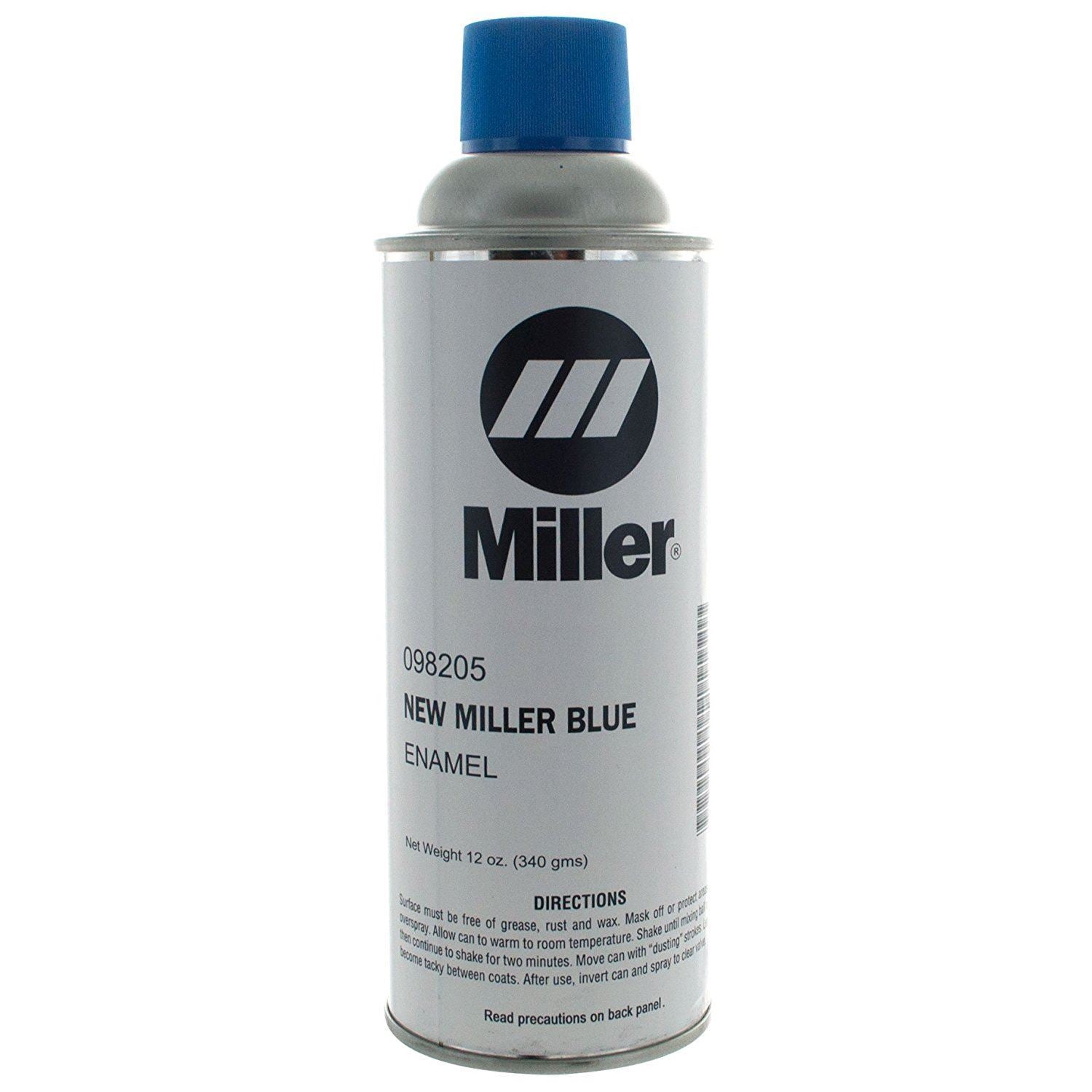 12 oz Miller Signature Blue Enamel Paint Aerosol Can - Great Deal!