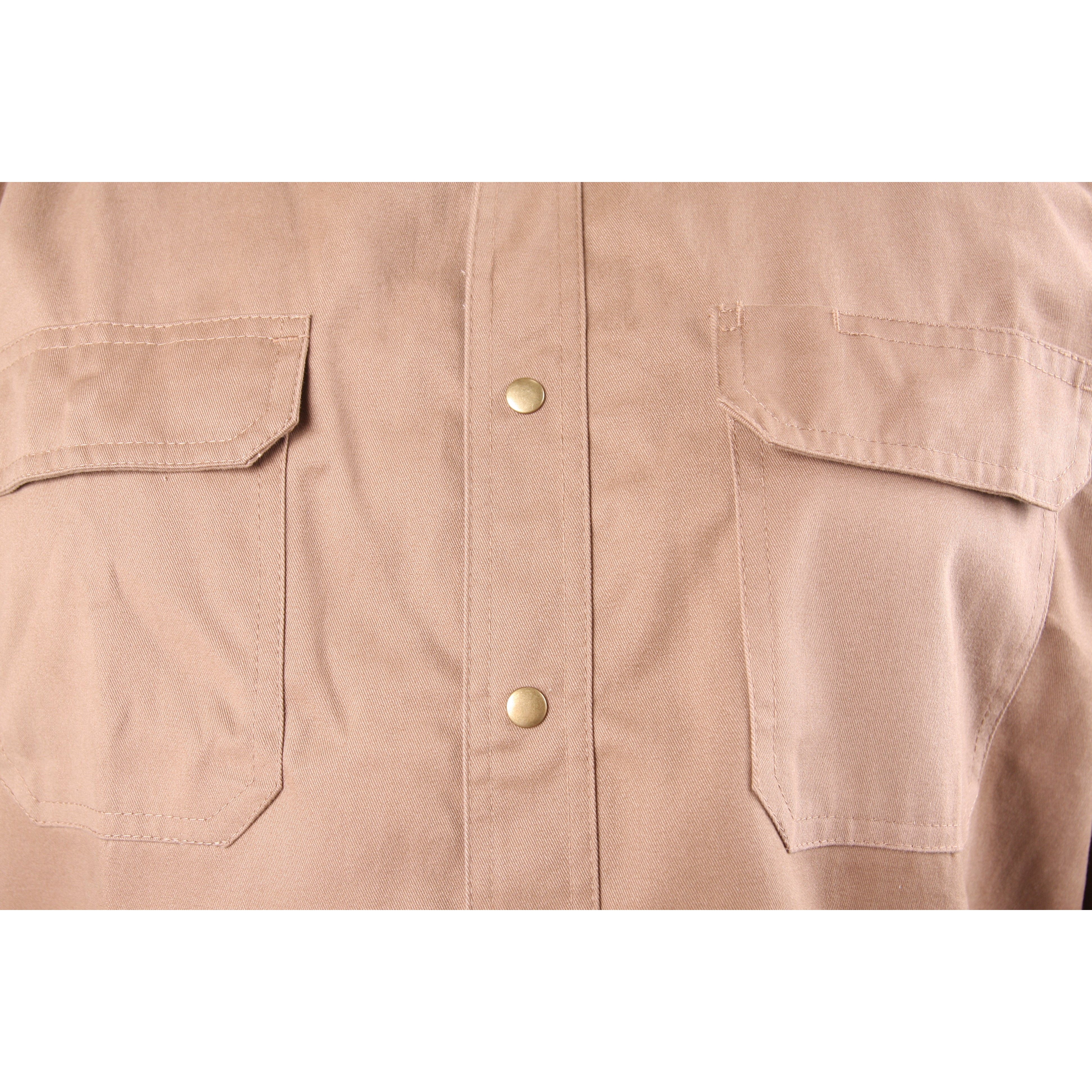 Best-Selling Flame-Resistant Khaki Work Shirt for Welding - Black Stallion FS7-KHK