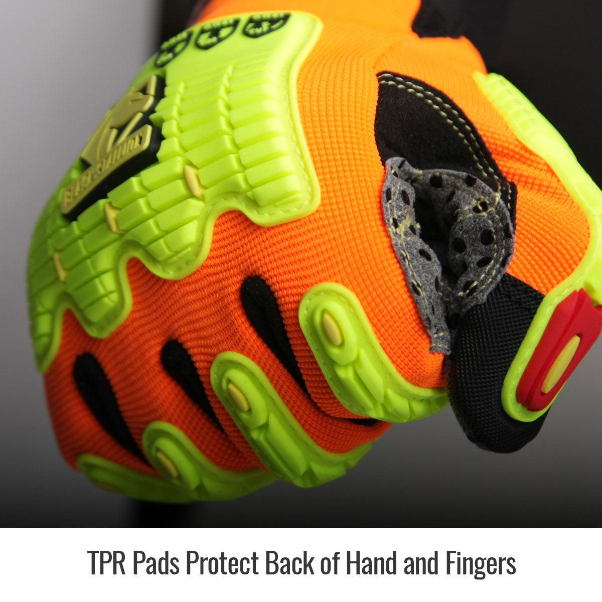 Black Stallion ToolHandz MAX High Cut-Resistant Mechanics Gloves - GX2126-OB with Enhanced Protection