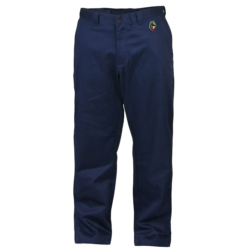 Hot Deal! Black Stallion TruGuard 300 Navy FR Work Pants - 32 Inseam PF2220-NV