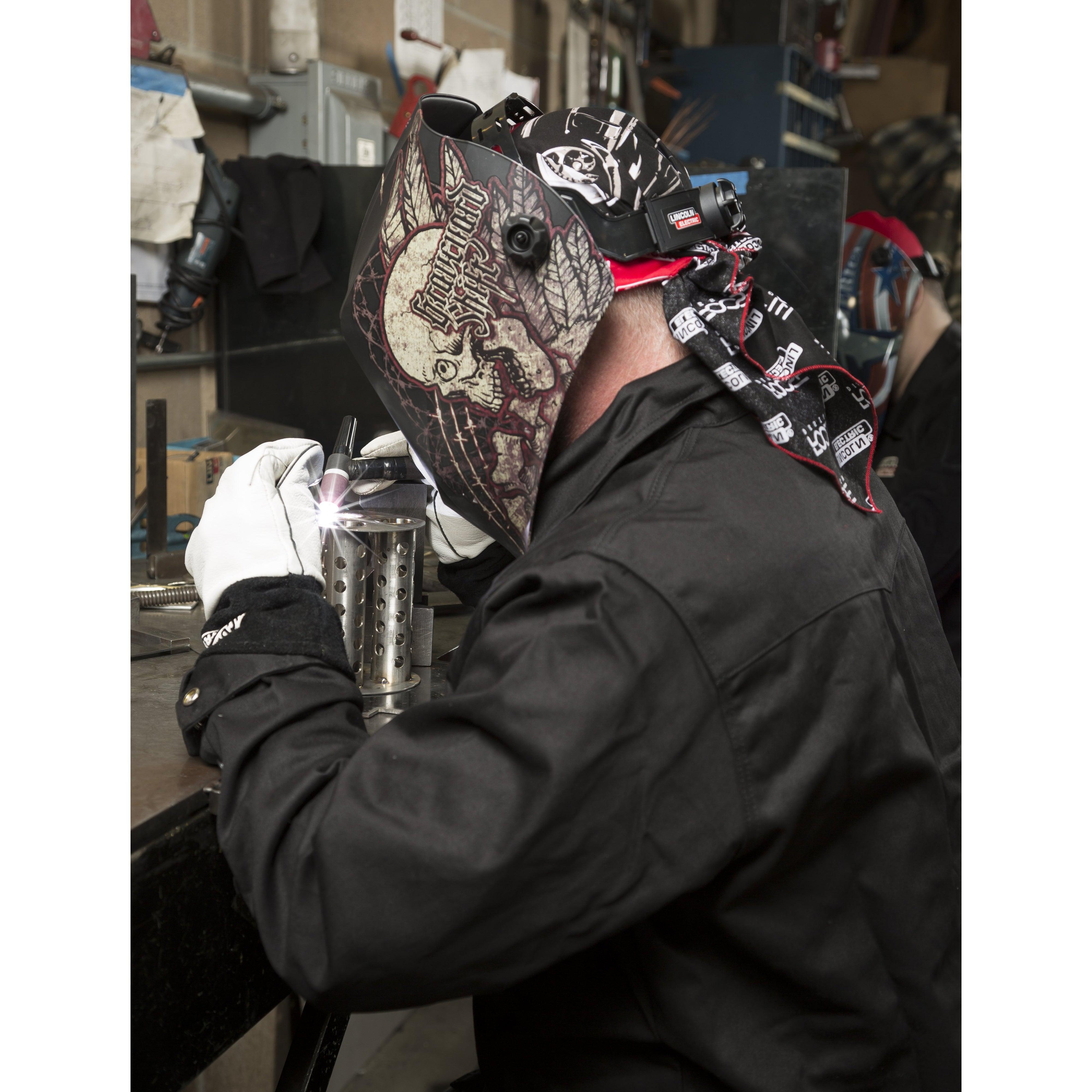 Hot Deal! Lincoln Black FR 9 oz Welding Shirt K3113