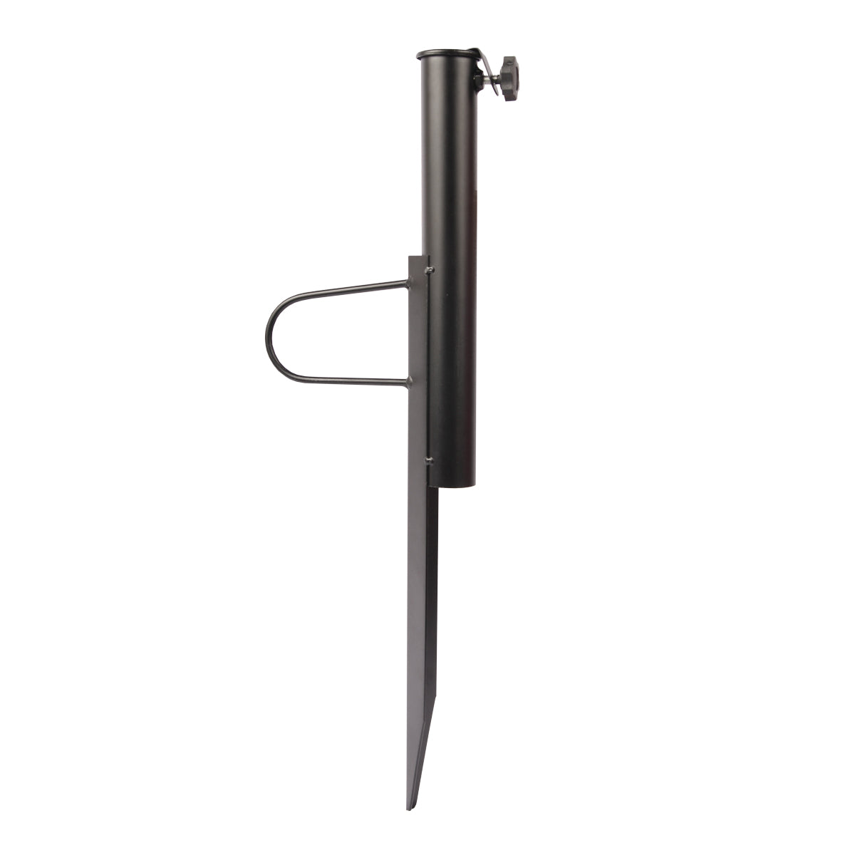 Promo! Universal Black Steel Ground Spike UB25 for Industrial UB200 and UB100 Umbrellas