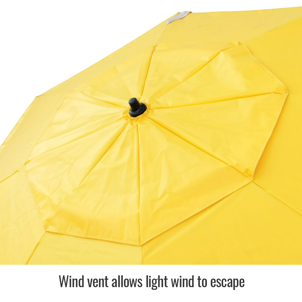 Industrial Flame-Resistant Black Stallion Umbrella UB100 - Ideal for Work Sites