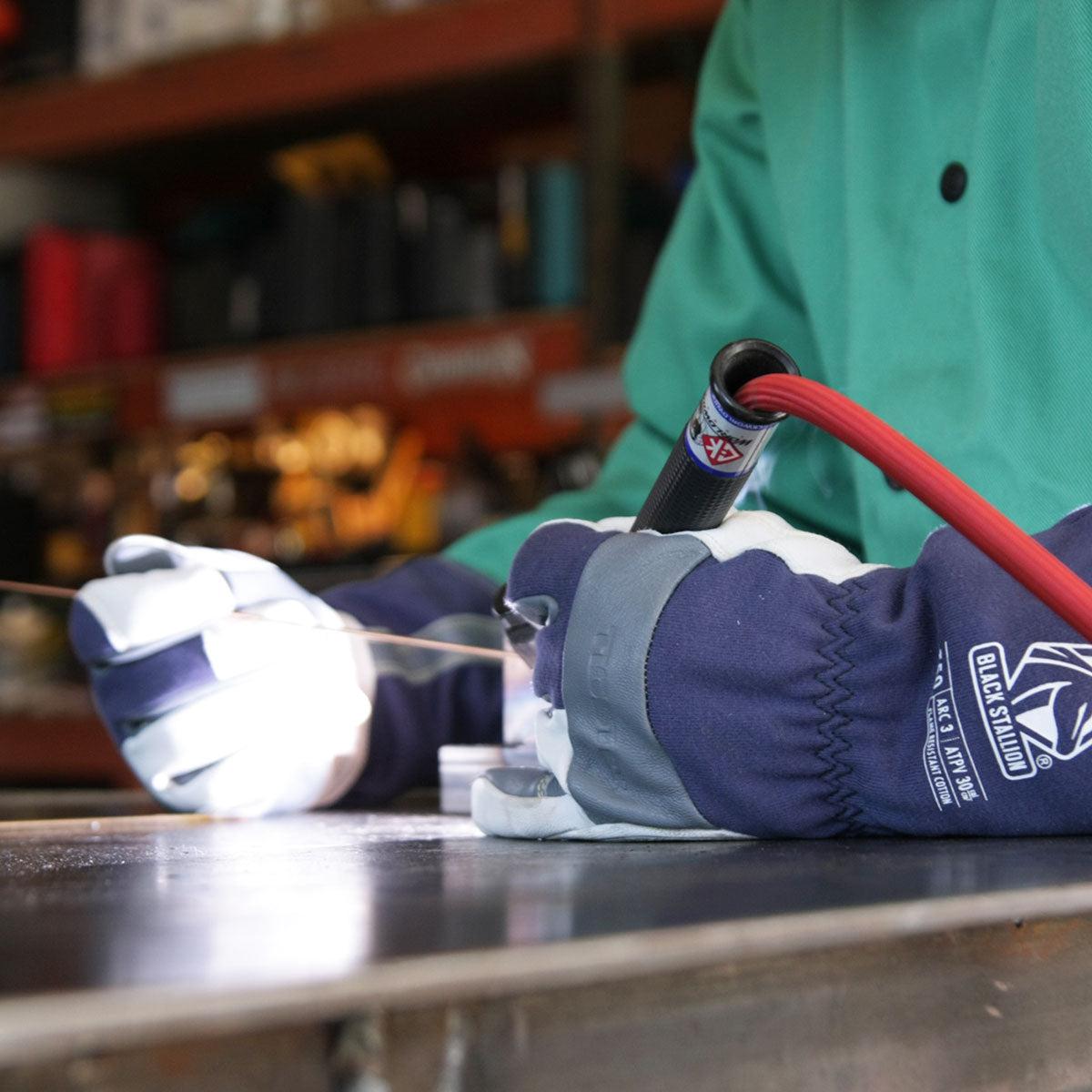 Hot Sale! Black Stallion T50 Tigster TIG Welding Gloves with Enhanced Protection