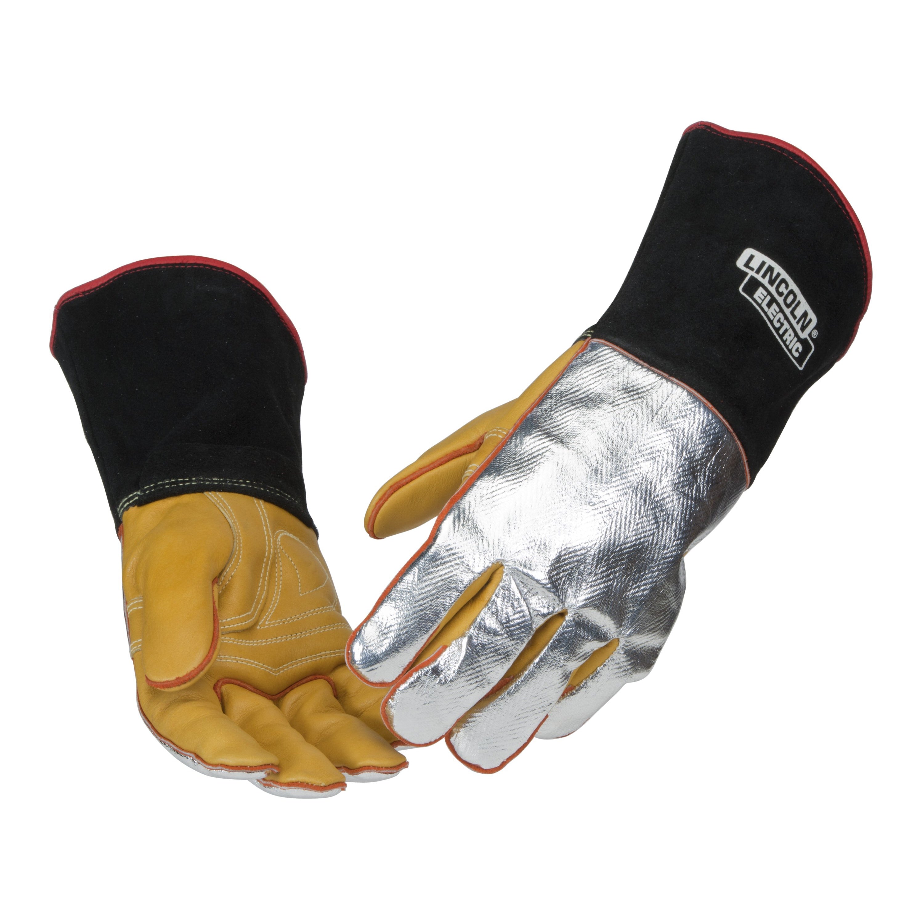 Hot Deal! Lincoln Aluminized High Heat-Resistant Welding Gloves - Model K2982