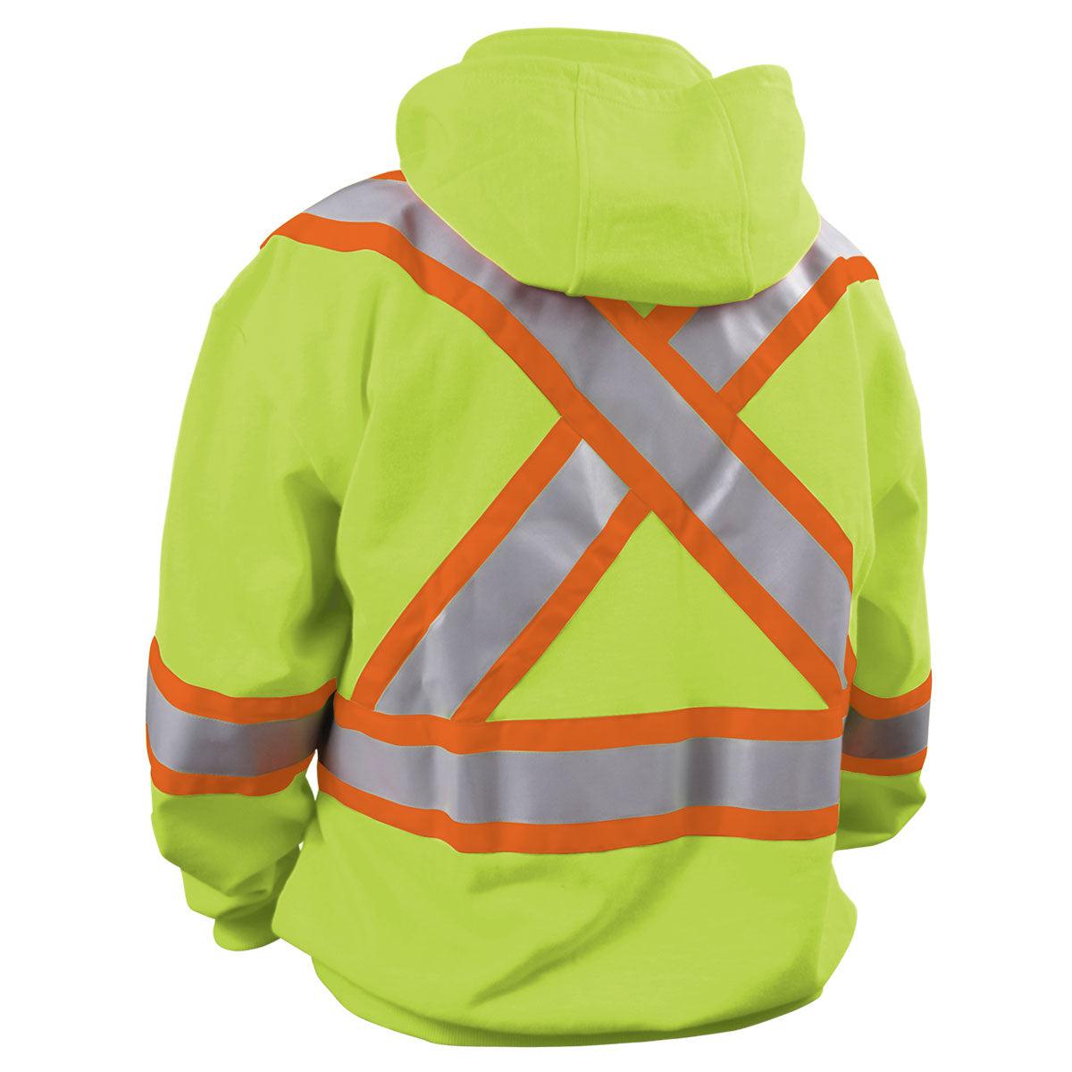 Hot Deal! Black Stallion TruGuard 200 Flame-Resistant Cotton Full-Zip Hooded Work Sweatshirt JF1332