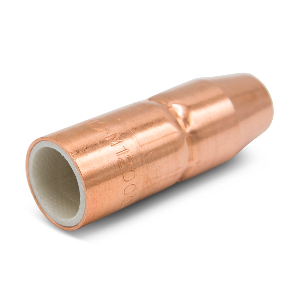 Hot Deal! 2-Pack Miller AccuLock MDX 1/2 Flush Thread-On Copper MIG Nozzles for MDX-100 Gun