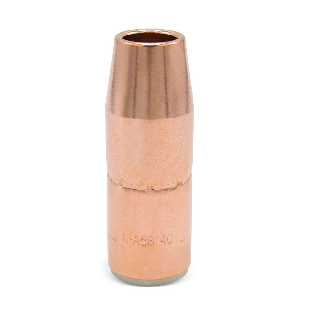 Hot Deal! Miller Large Thread - On Copper AccuLock S Nozzle (N - A5814CM) for Welding Guns