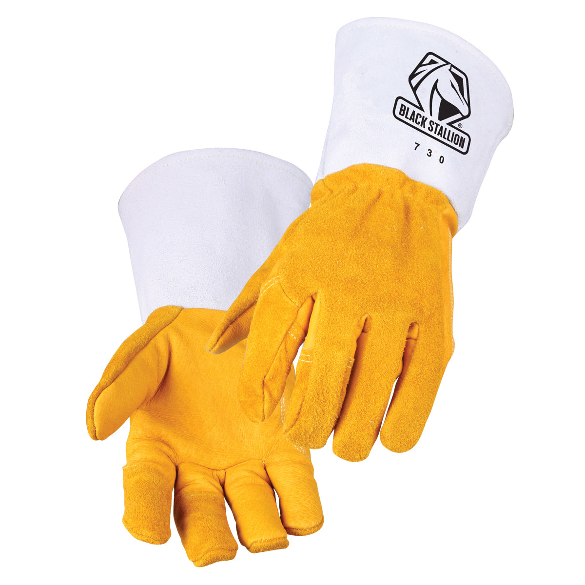 Maximus Black Stallion Cowhide Stick Glove with Pigskin Palm - Size Range M - 2XL