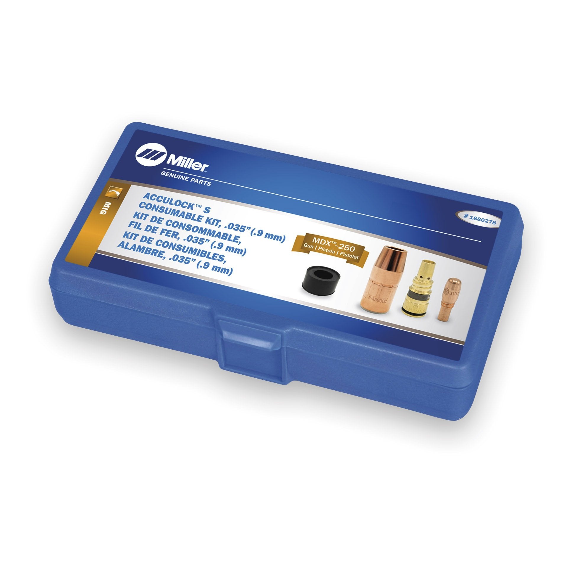 Miller AccuLock S MDX - 250 High - Performance MIG Consumable Kit