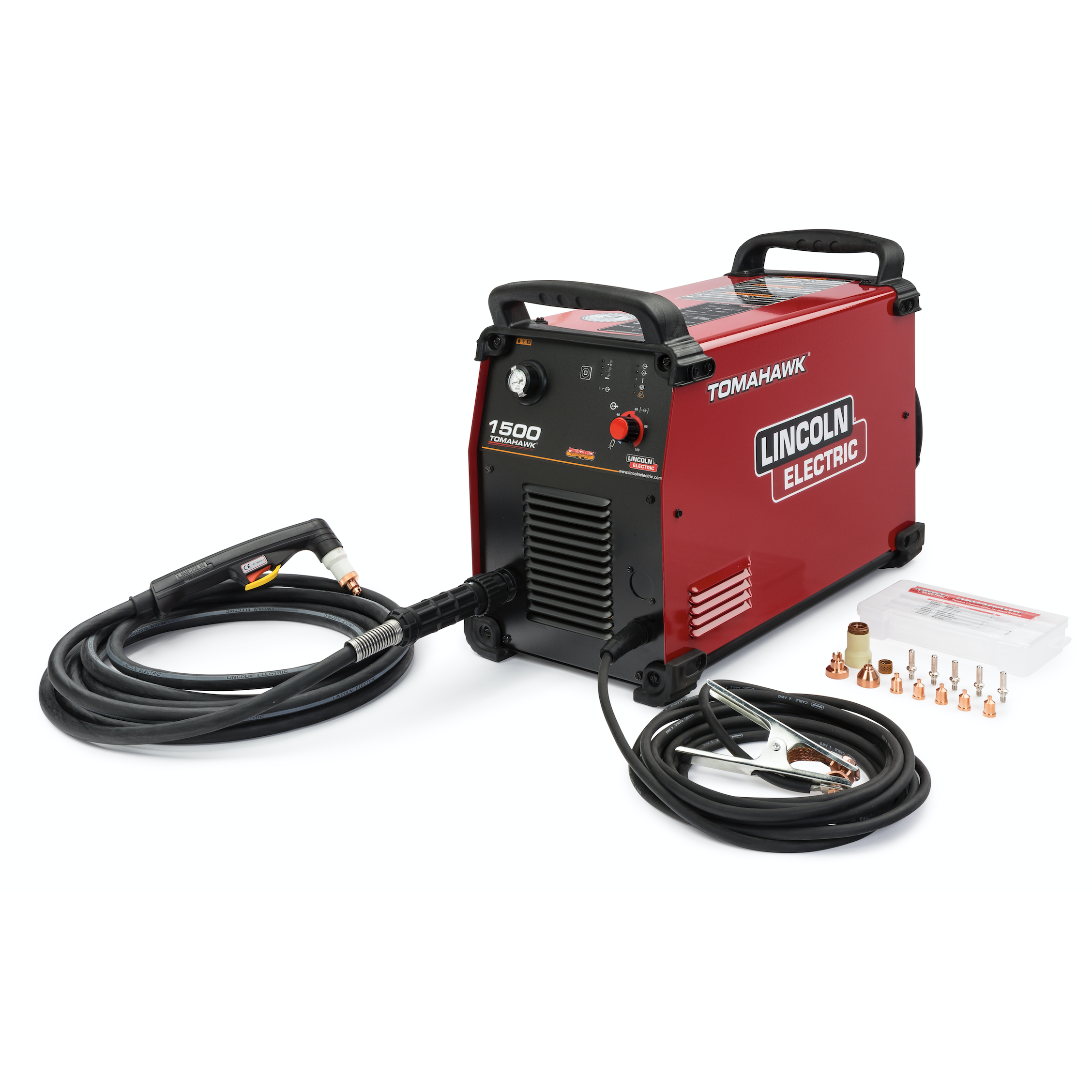 Hot Deal! Lincoln Tomahawk 1500 Plasma Cutter with 50' Hand Torch K3477-2
