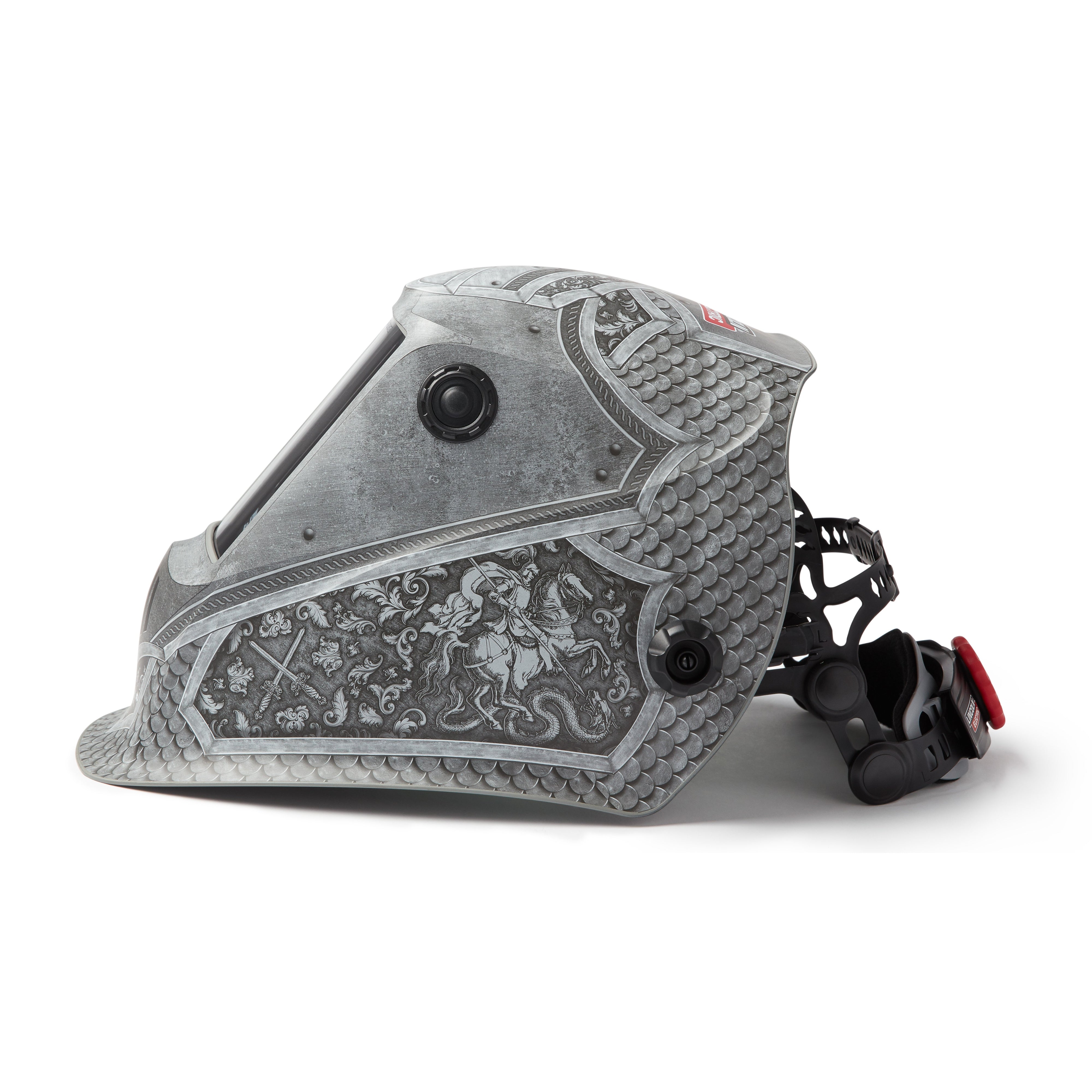 Lincoln Viking 3350 4C 4th Gen Medieval Welding Helmet - K4671-4 with Upgraded Features