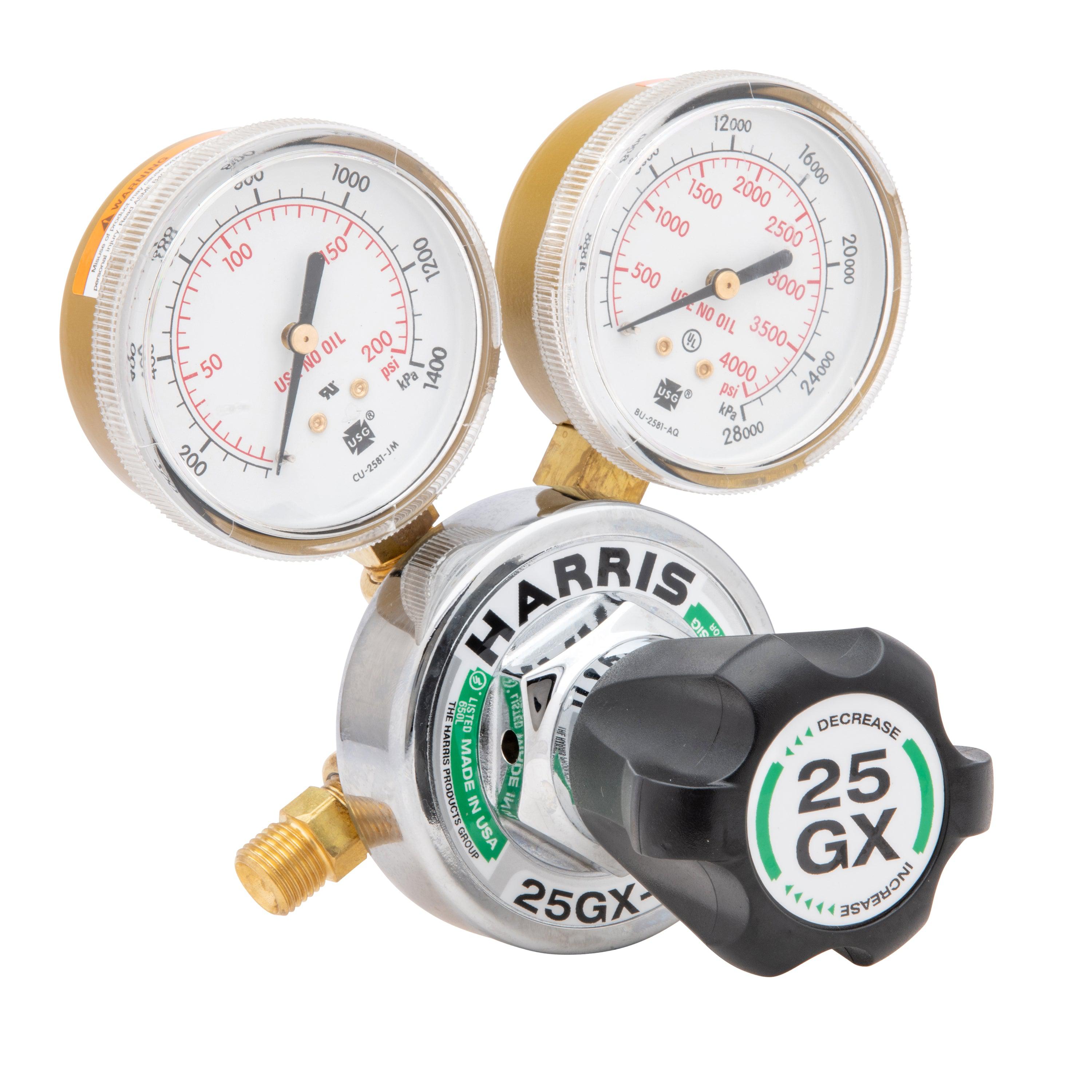HARRIS 25GX Oxygen Regulator: Next-Gen Medium/Heavy Duty Bargain