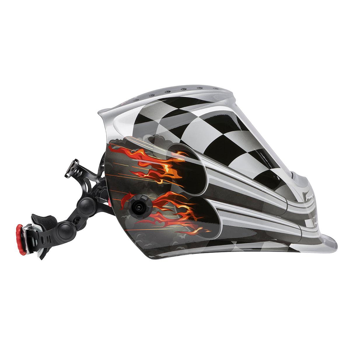 Lincoln Viking 3350 4C Motorhead 4th Gen Welding Helmet - Exclusive Upgrade!
