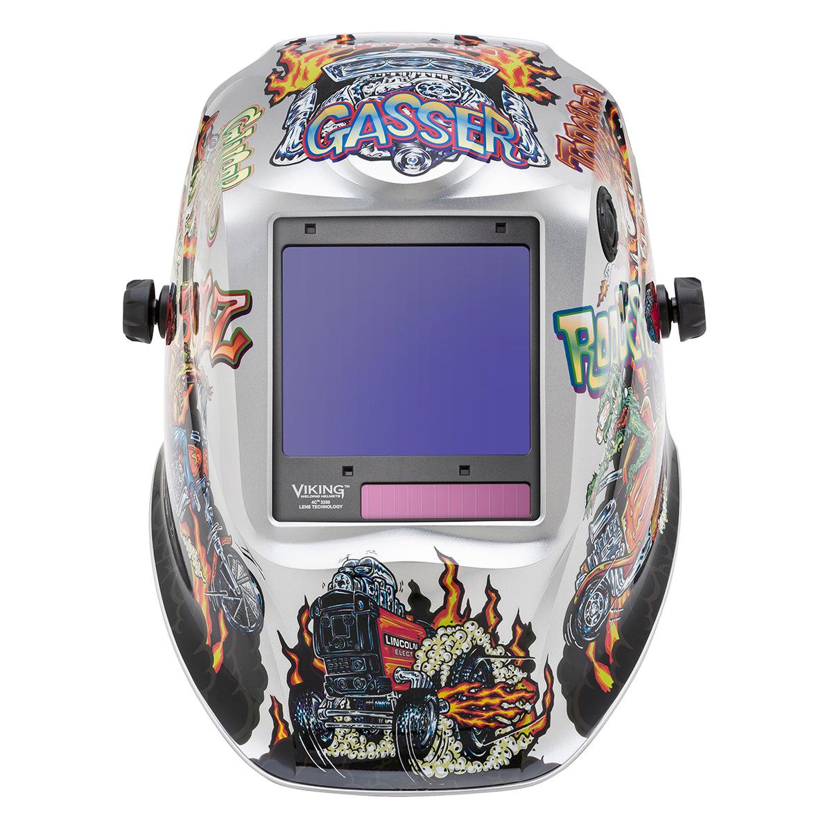 Lincoln Viking 3350 4C 4th Gen Hot Rodders Welding Helmet - K4440-4 | Upgrade Sale