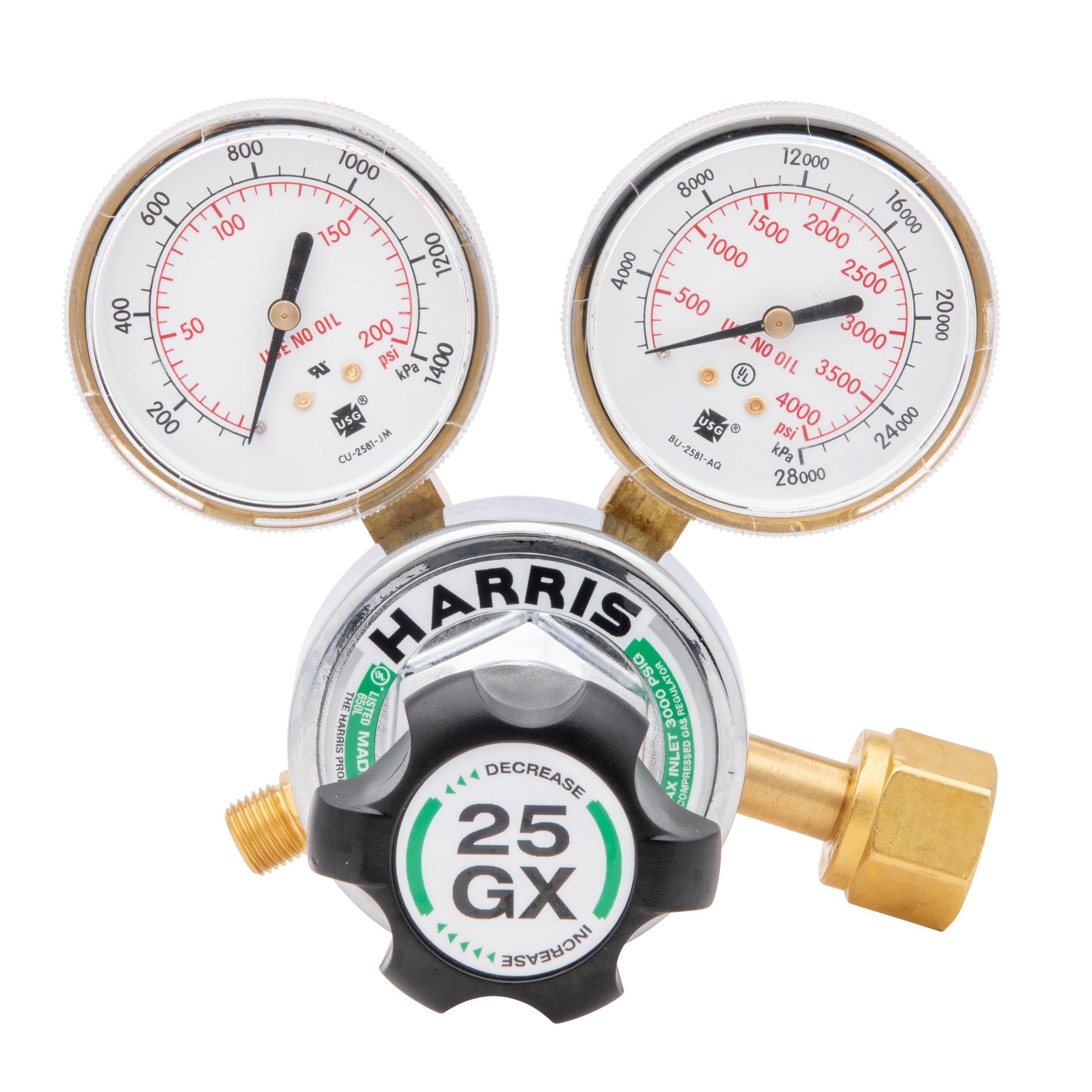 HARRIS 25GX Oxygen Regulator: Next-Gen Medium/Heavy Duty Bargain