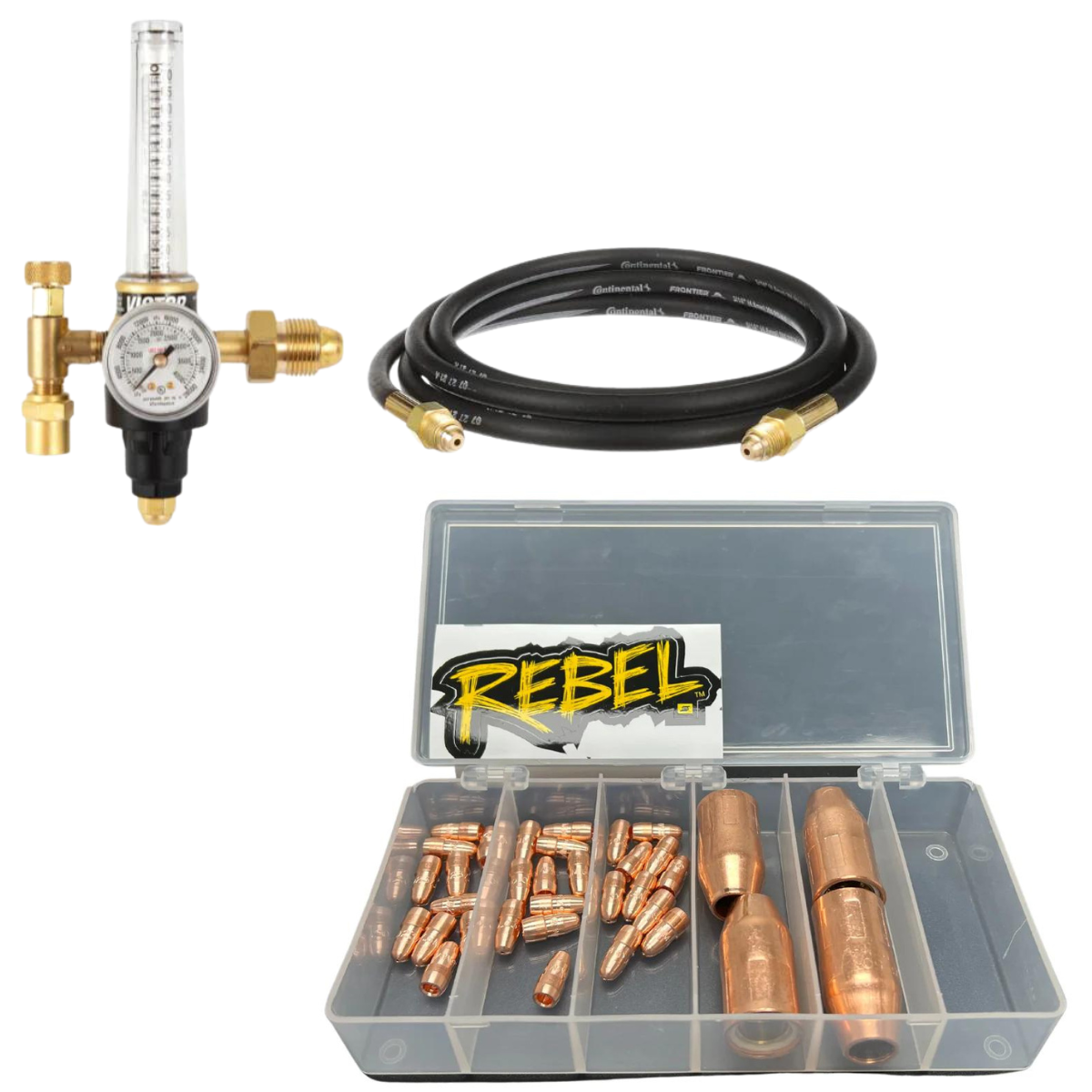 ESAB Rebel 205 - Exclusive Regulator & Consumable Kit Combo