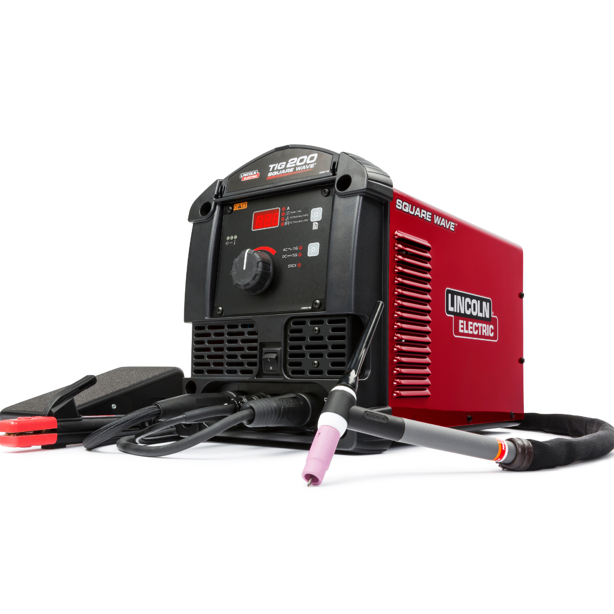 Lincoln Square Wave 200 Portable TIG/Stick Welder K5126-1 with Advanced Features