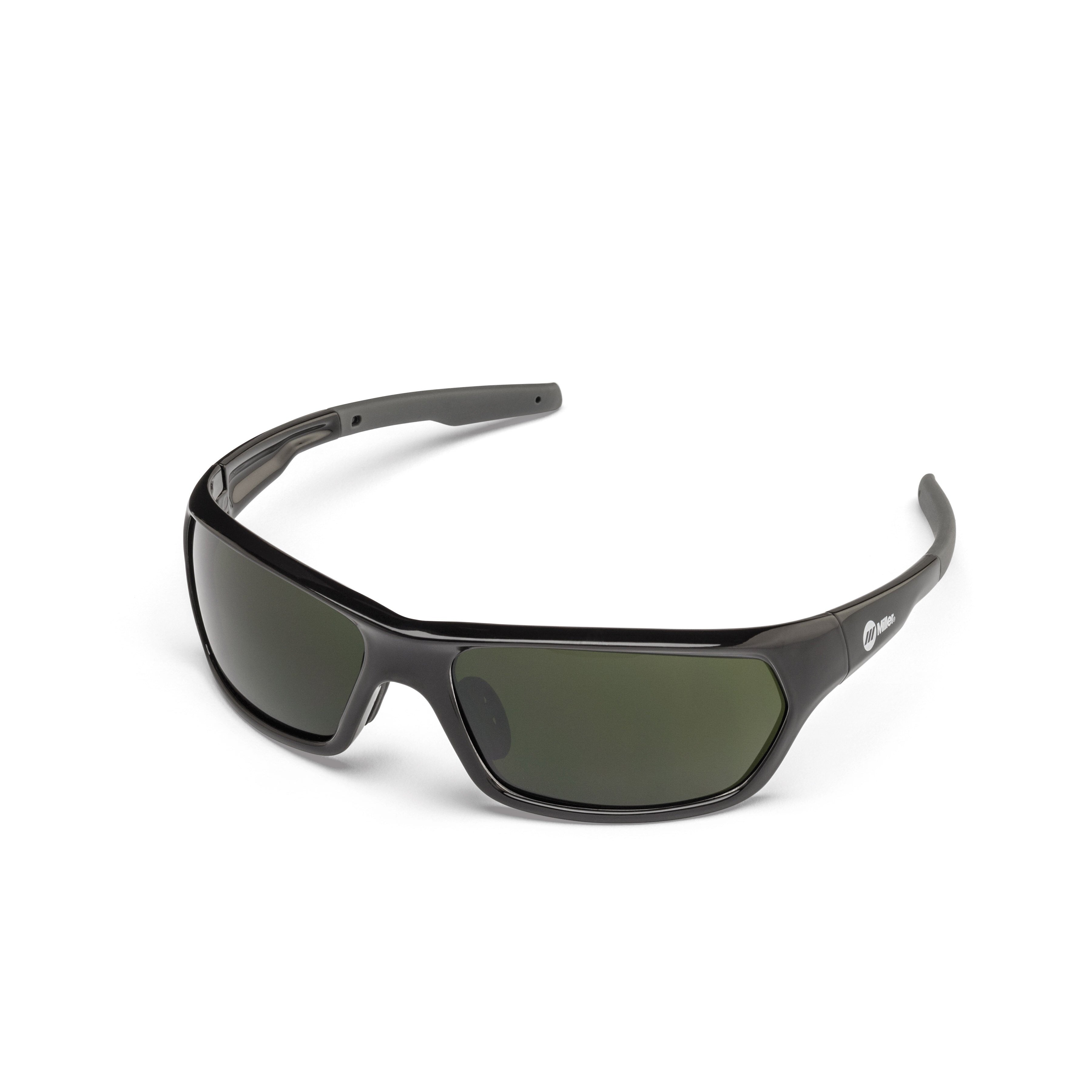 Hot Deal! Miller Black Safety Glasses (Shade 5) - Model 272205