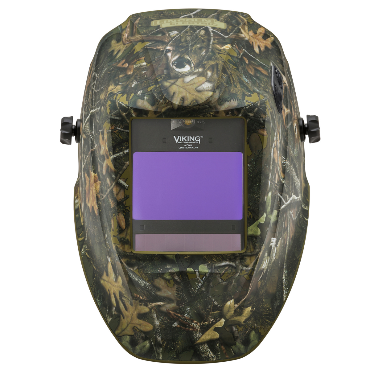 Lincoln Viking 2450 ADV White Tail Camo Helmet with Smart LED Light - Exclusive Offer