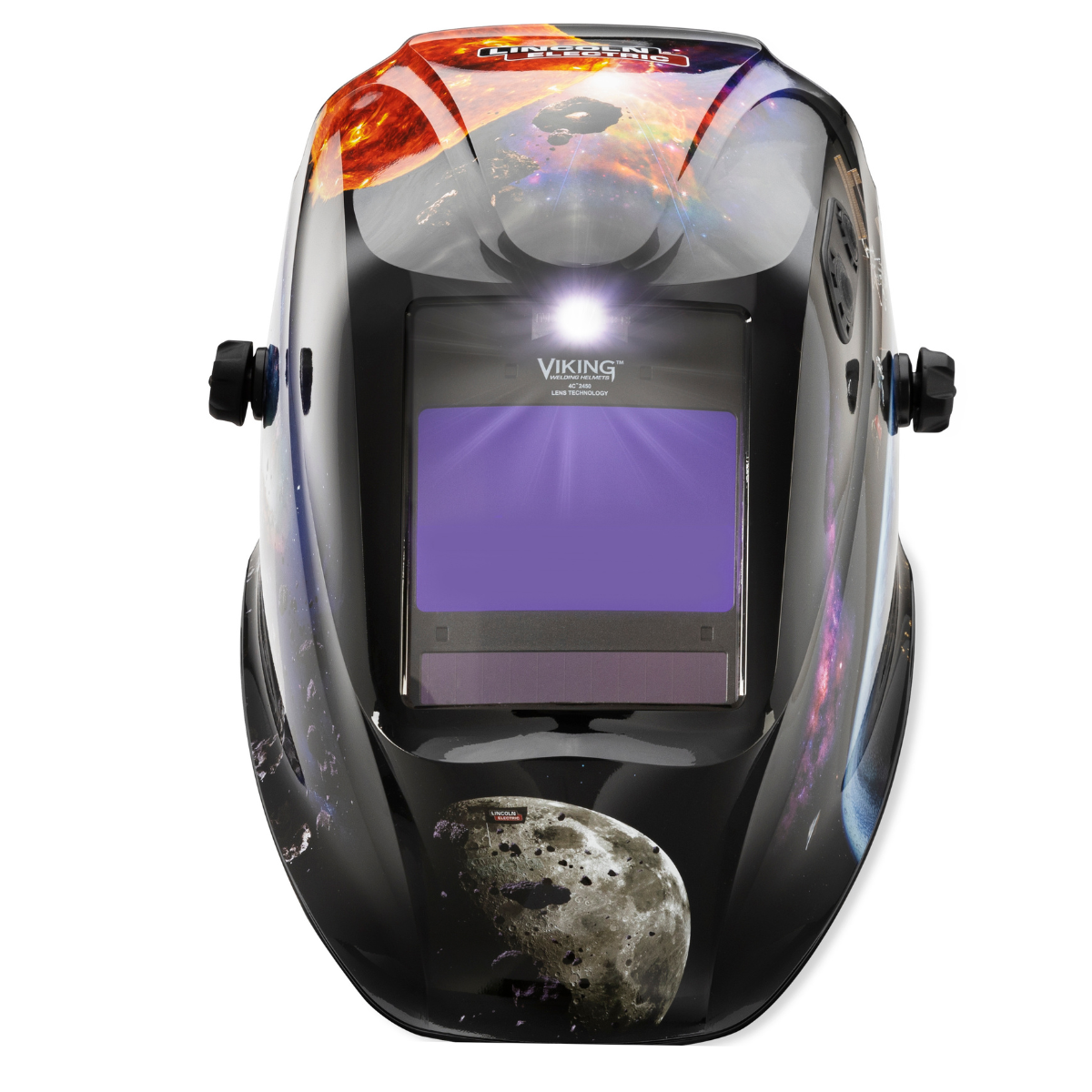Get the Lincoln Viking 2450 ADV Intergalactic Welding Helmet with Integrated Smart LED Light - K5243-5